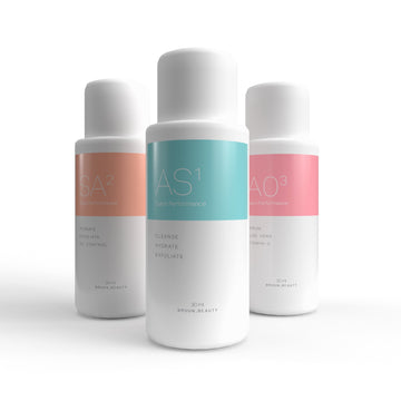 Hydrogen Oxygen Facial Machine Serums – 30ml Aqua Peeling Solution Pack (AS1, SA2, AO3) – Skin Care for Home & Spa Bruun Beauty