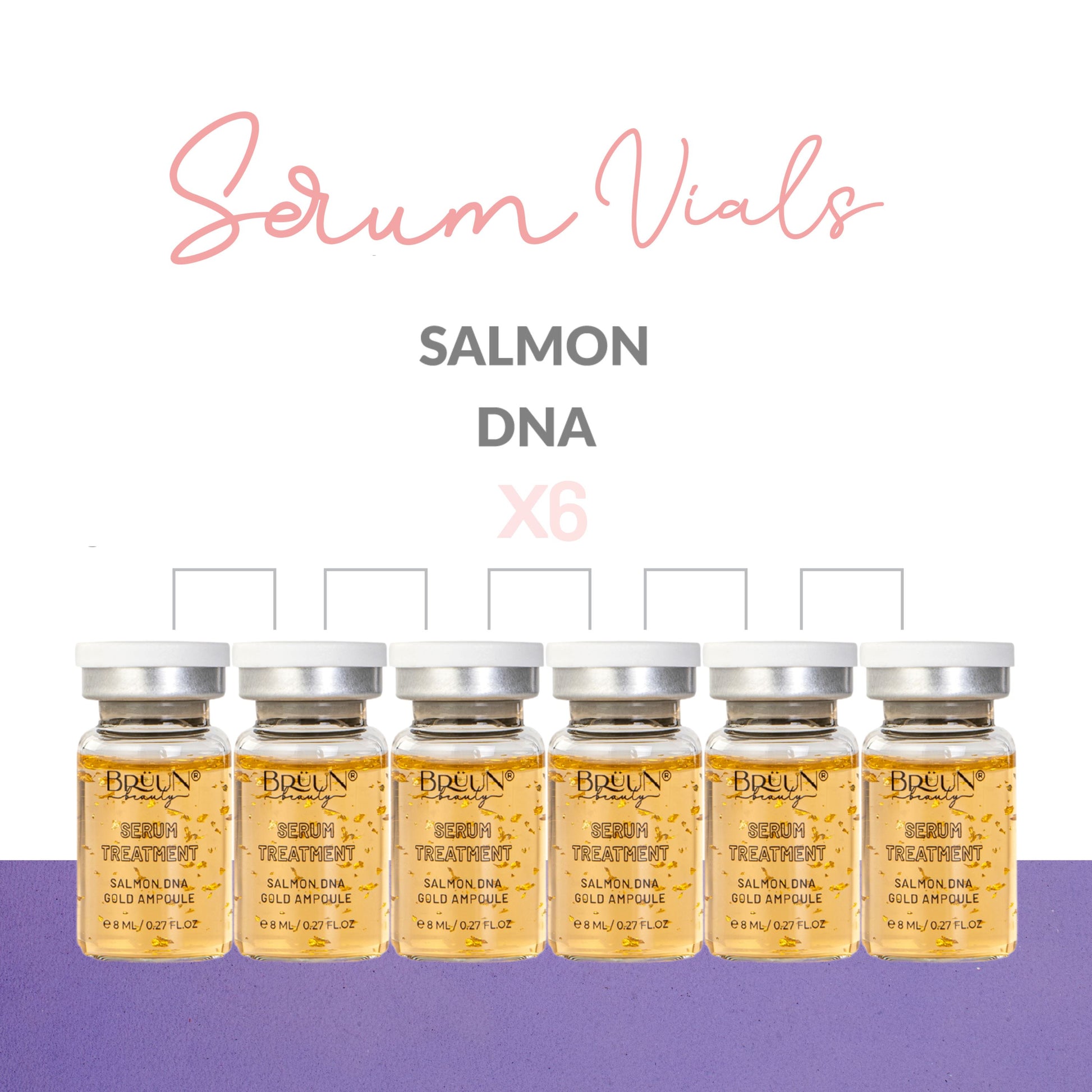 BB Glow Serum Ampoule – A (Pack of 6) SD Gold Ampoule for Healthy Skin Tissue Growth Bruun Beauty