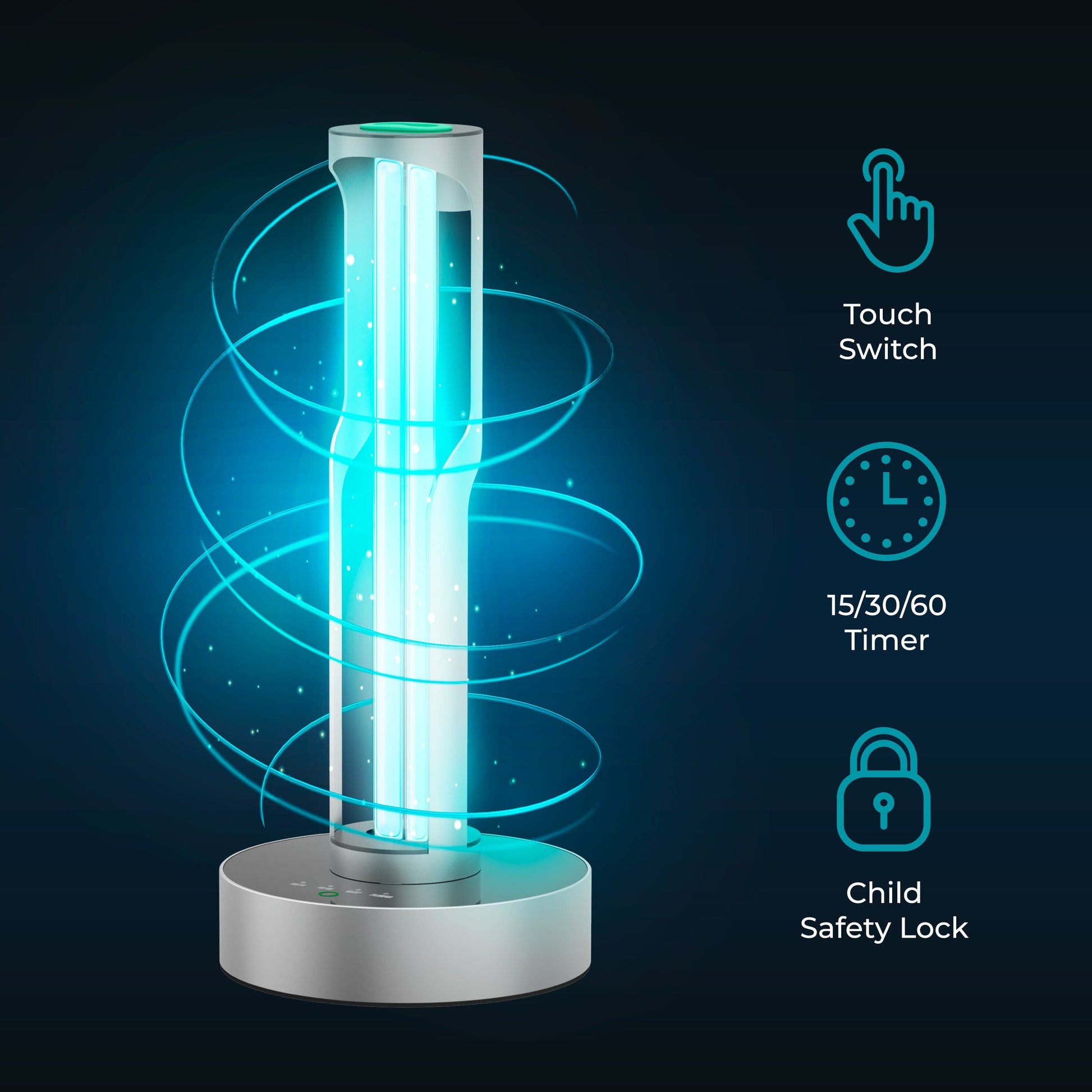 "30% Discount on Open Box" Bruun 36W Disinfection Lamp LED Light Ozone-FREE UVC Light Bruun Beauty