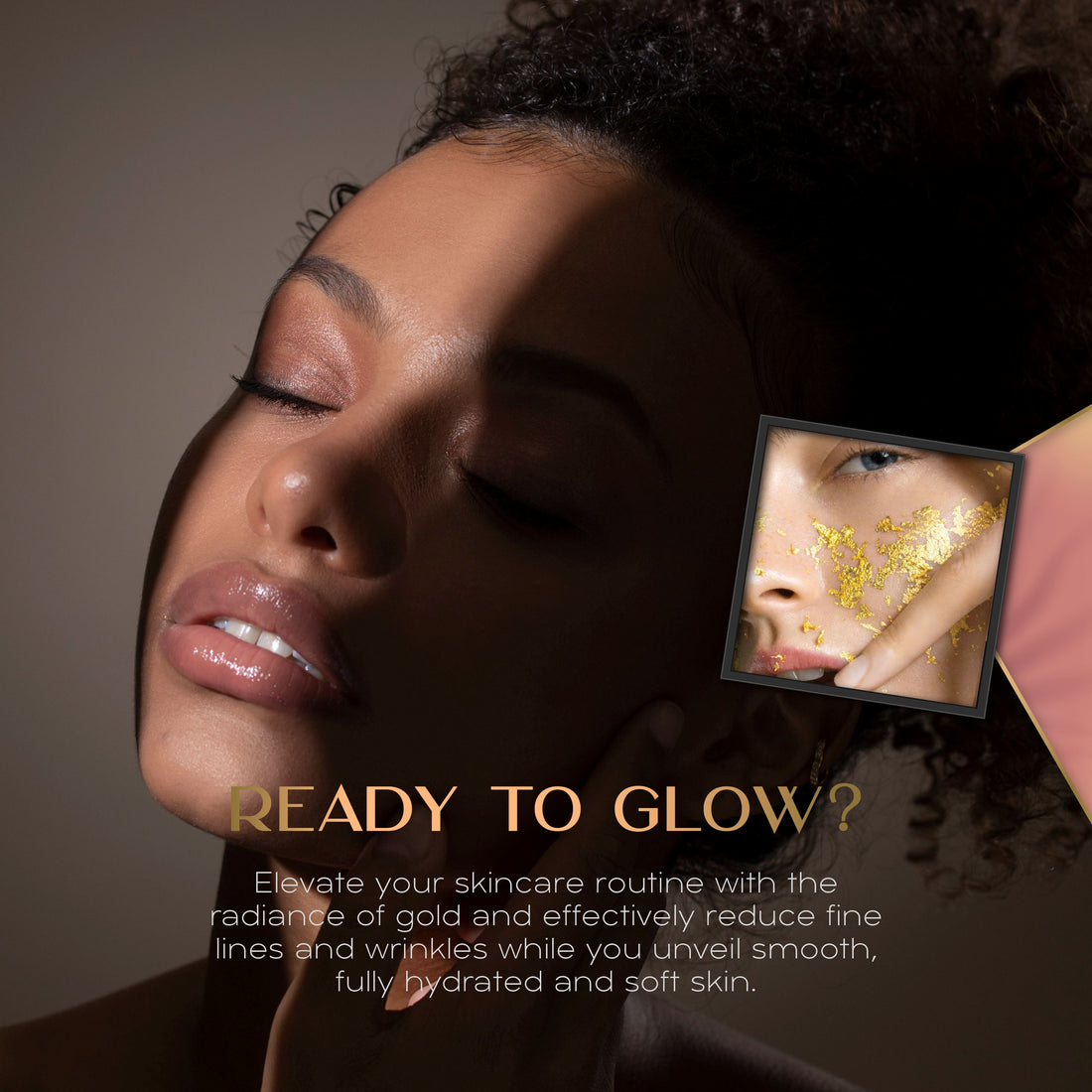 24K Gold Leaves with 1 24K Gold Peel off Jelly Mask Pack including 1 Facial Serum Bruun Beauty 5 Pcs Gold Leaves