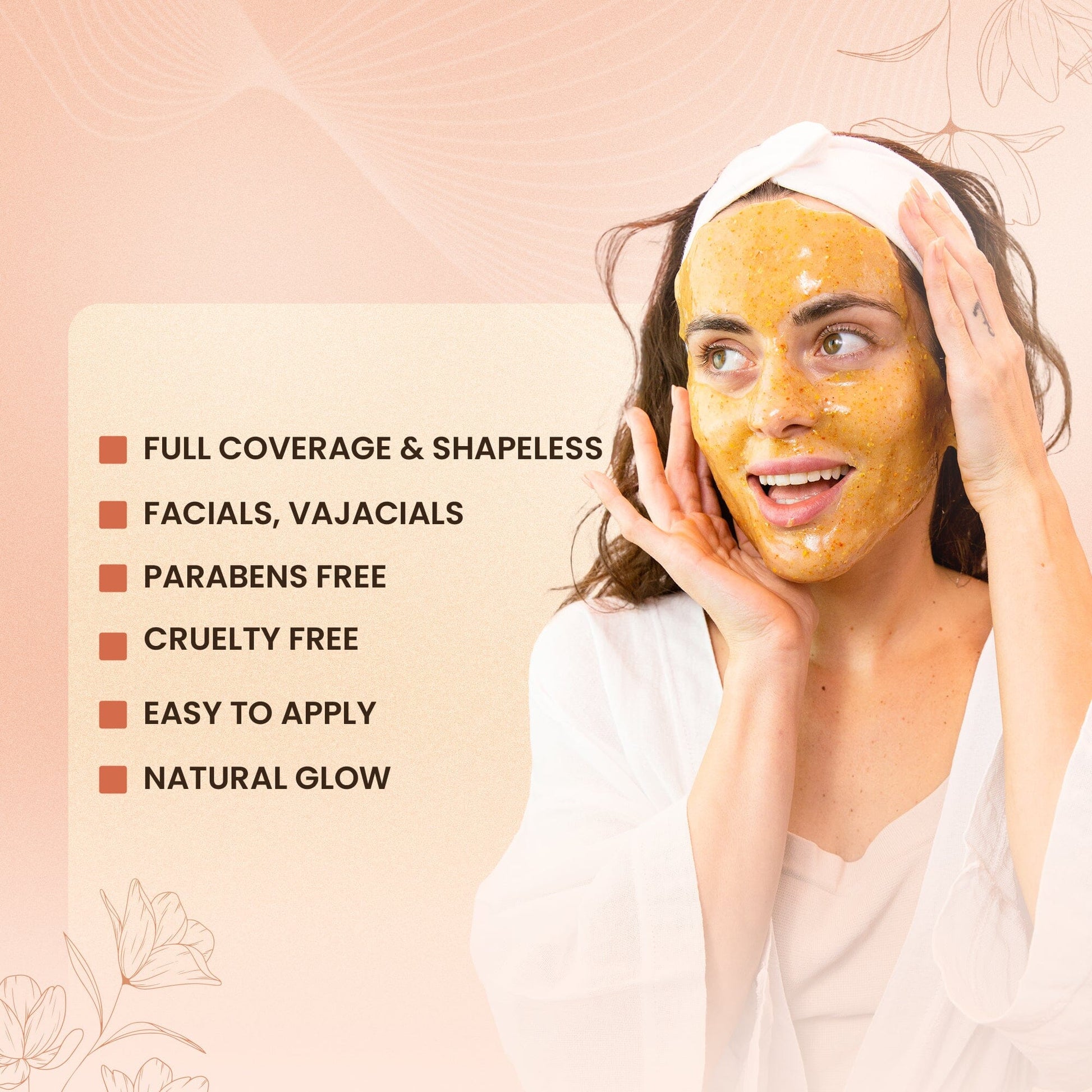BRÜUN Peel-Off Premium Modeling Rubber Jelly Mask for Face Care- A Bundle of 5 Different Treatment Jars (24k Gold, Egyptian Rose, Pomegranate, Aloe Vera and Hyaluronic) for Body and Skin Care Bruun Beauty