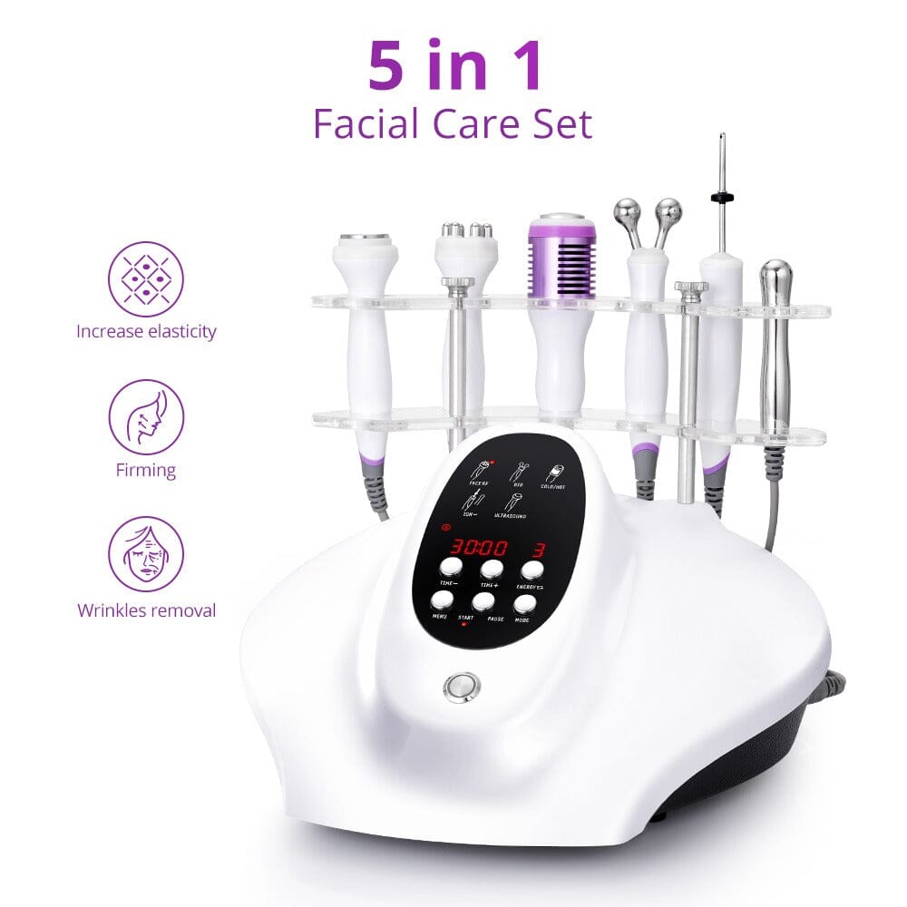BRUUN 5 in 1 Ultrasonic R-F Skin Tightening Facial Beauty Machine Bruun Beauty
