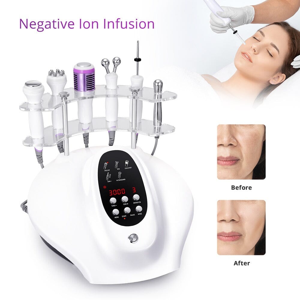 BRUUN 5 in 1 Ultrasonic R-F Skin Tightening Facial Beauty Machine Bruun Beauty