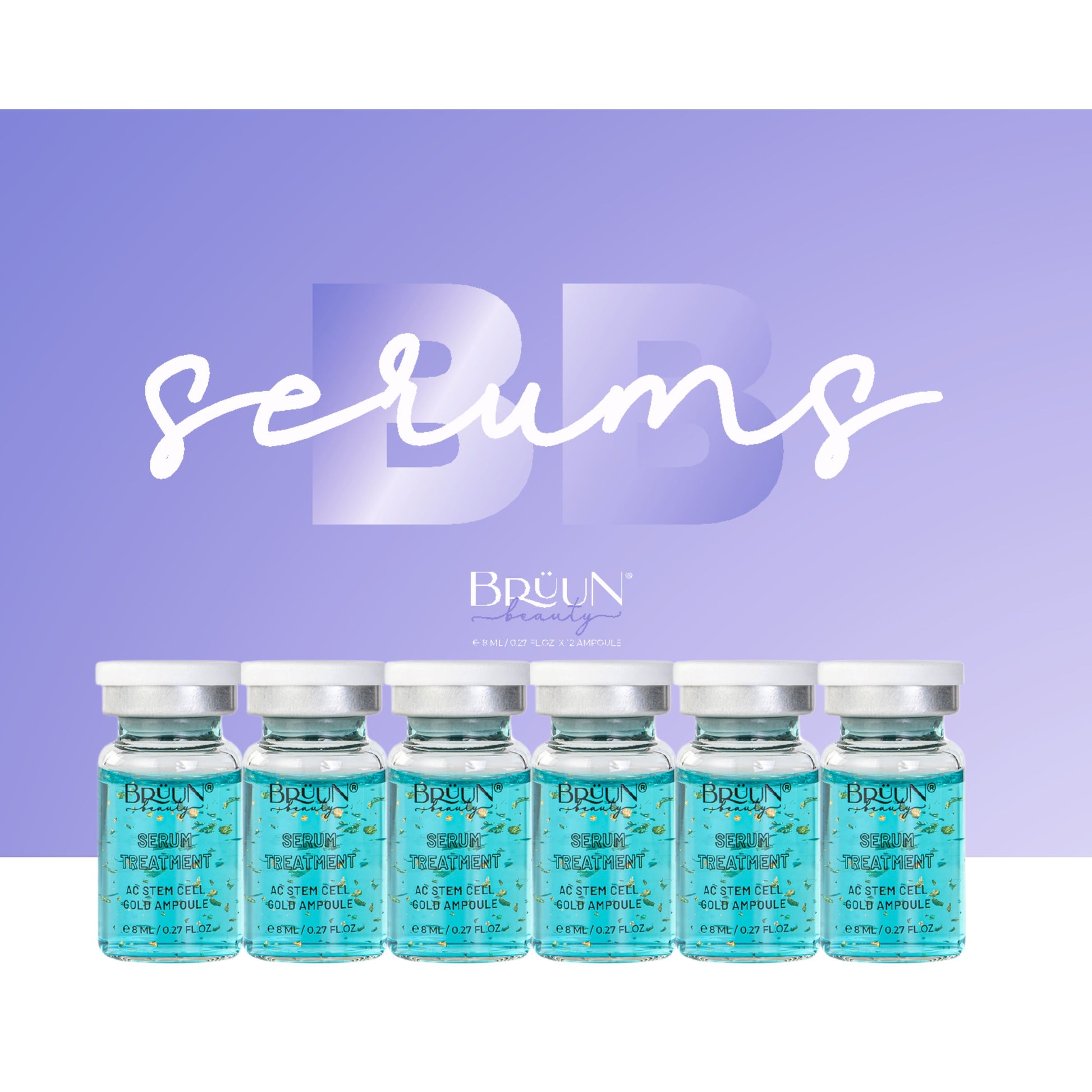 BB Serum Ampule – A (Pack of 6) AC Stem Cell Aampule for Natural Beauty Routines Bruun Beauty