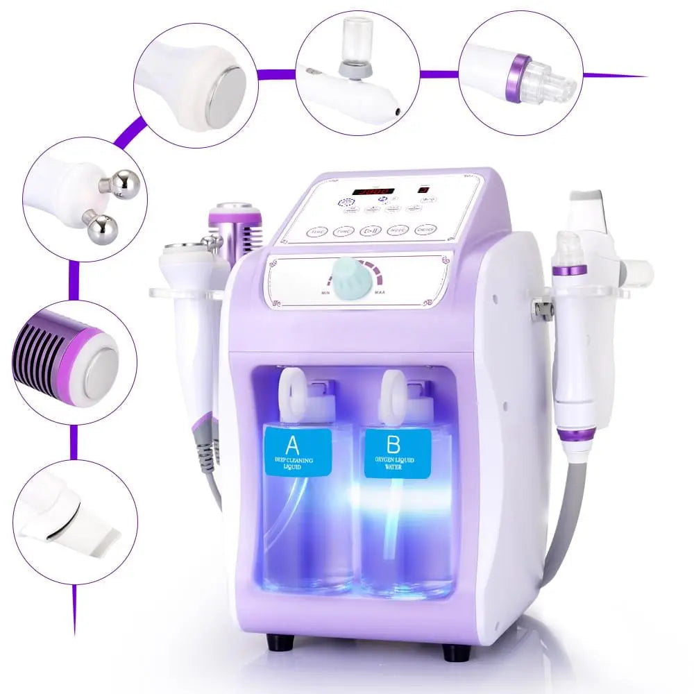 Peneelily Dermabrasion Facial Deep Cleaning Skin Rejuvenation Blackhead Removal Skin Scrubber Acne Removal Machine Home & Beauty Salons Use Bruun Beauty