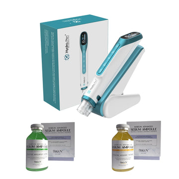 Hydra Pen H6 Microneedling & Light Therapy Kit with Stem Cell & Salmon DNA Serums – Advanced Skin Rejuvenation System Bruun Beauty