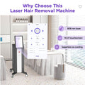BRÜUN Laser Hair Removal Machine 808 Nm Laser Painless Lasting Hair Removal Bruun Beauty