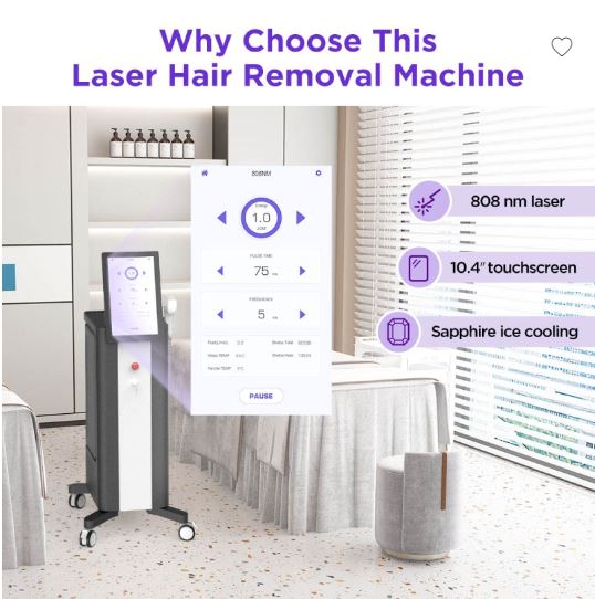 BRÜUN Laser Hair Removal Machine 808 Nm Laser Painless Lasting Hair Removal Bruun Beauty