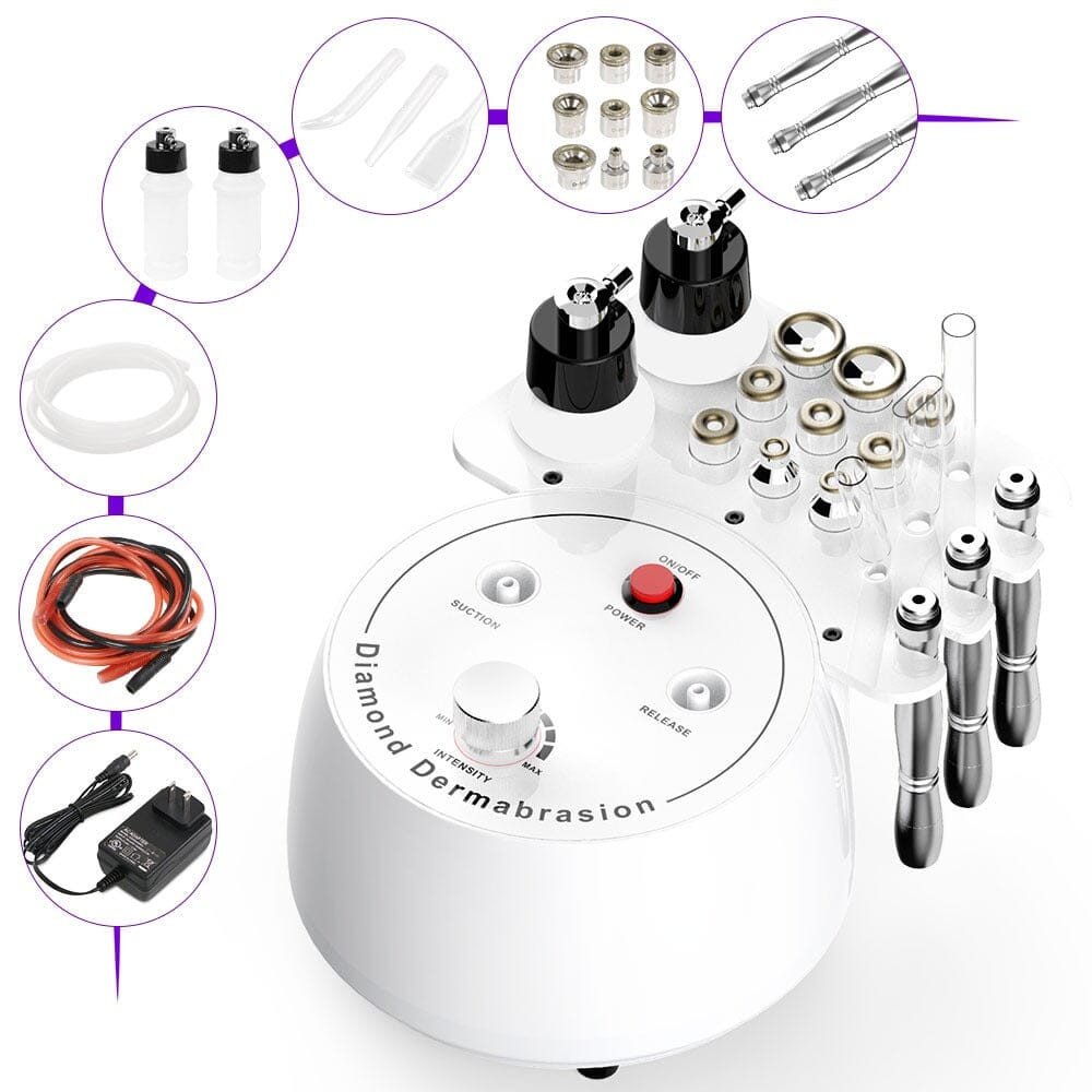BRÜUN 3 in1 Diamond Microdermabrasion Dermabrasion Machine Tool Skin Peeling Face Care Bruun Beauty