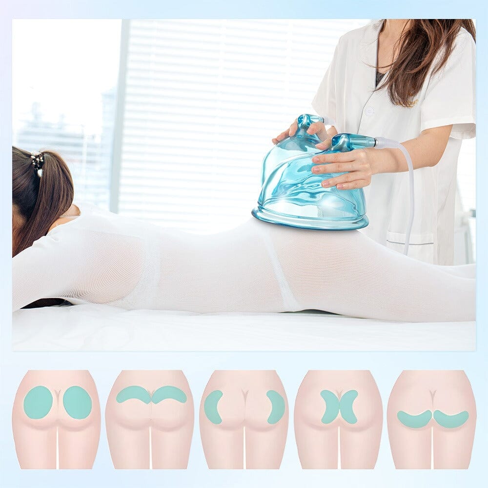 BRÜUN Vacuum Butt Lift Machine Strong Suction 73kPa Larger Vacuum Cups For Beauty Salon Bruun Beauty