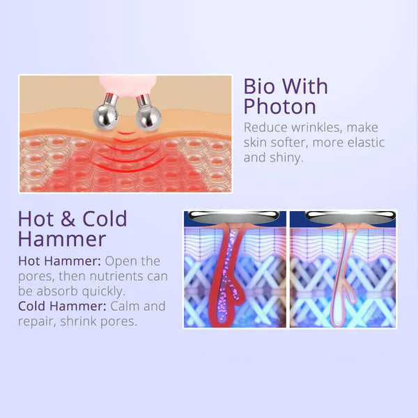 BRÜUN 10 in 1 Cavitation Machine Cellulite Removal Radio Frequency Body Sculpting RF Facial Skin Care Beauty Equipment for Beauty Studio & Home Use Bruun Beauty
