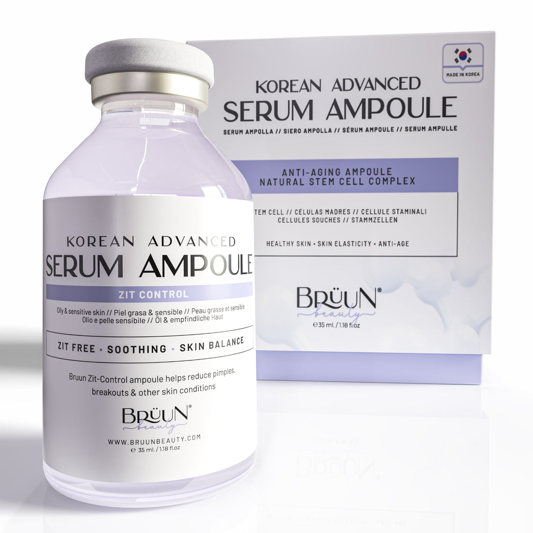 Acne Control (AC) Clear and Pure Vita Plus Ampoule Serum SH= AC Control Serum Bruun Beauty Serum