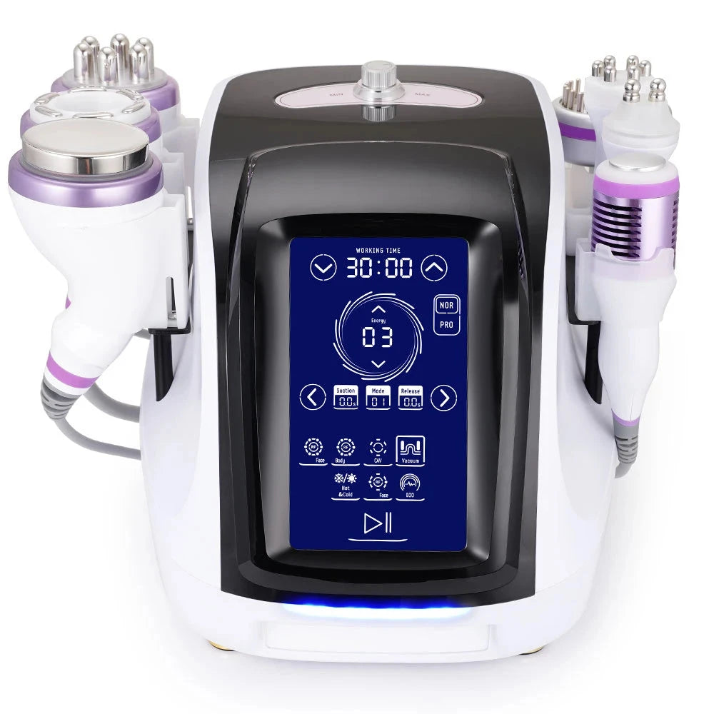 BRÜUN 8-in-1 RF Vacuum Cavitation Body Shaping Machine with Hot & Cold Hammer – Wrinkle Remover Beauty Device Bruun Beauty