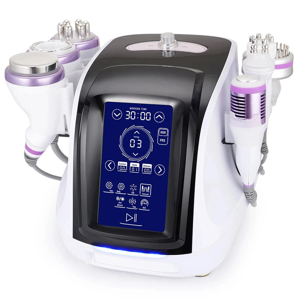 BRĆUN 8-in-1 RF Vacuum Cavitation Body Shaping Machine with Hot & Cold Hammer ā Wrinkle Remover Beauty Device Bruun Beauty