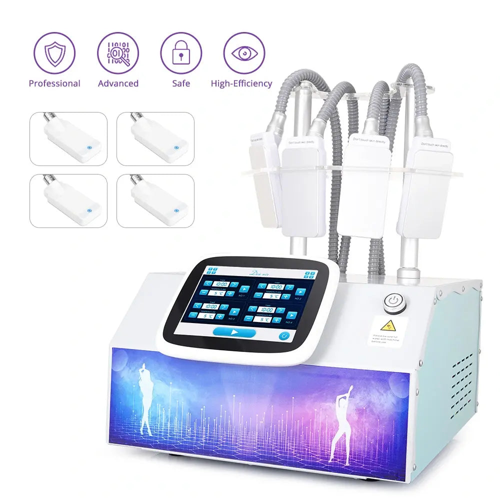 BRÜUN Fat Freeze 4 Pads Body Sculpting Belly Slimming Fat Loss Machine Bruun Beauty