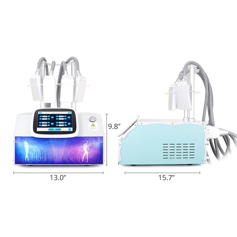 BRÜUN Fat Freeze 4 Pads Body Sculpting Belly Slimming Fat Loss Machine Bruun Beauty