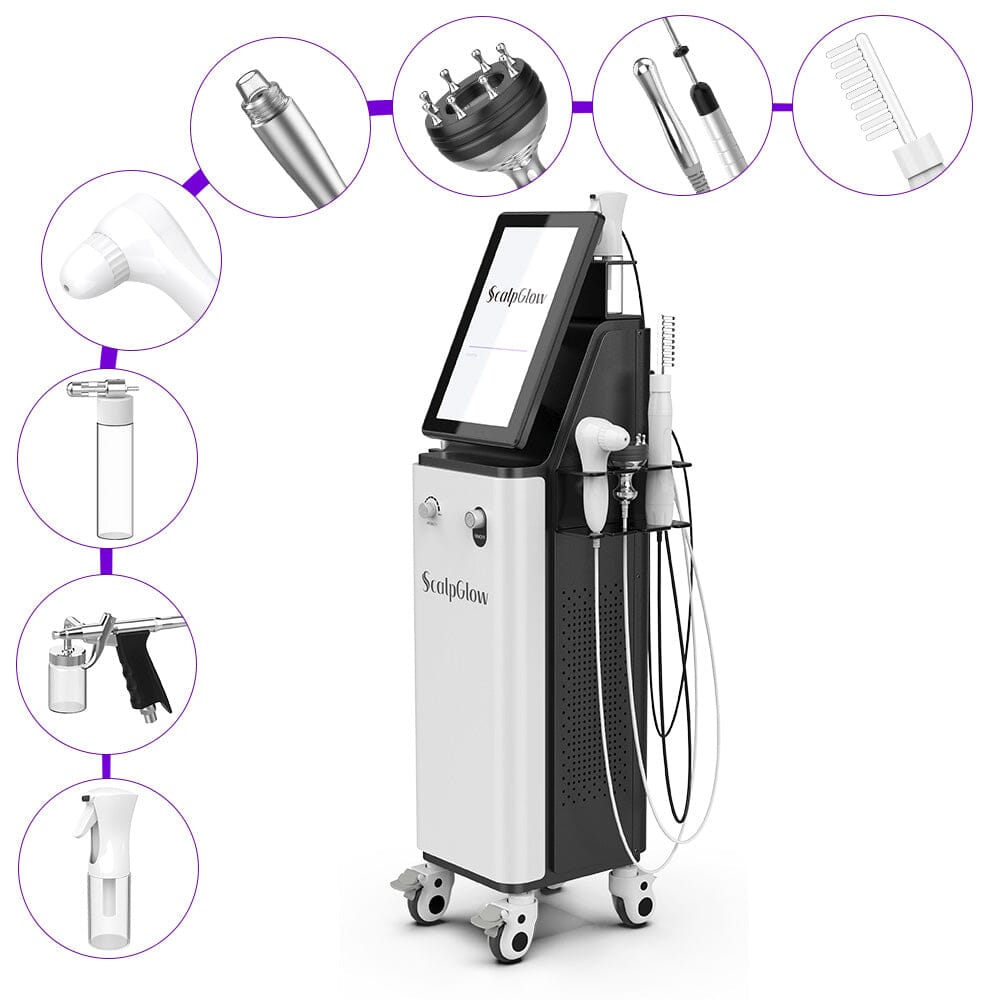 BRÜUN Scalp Glow 8 In 1 Head Spa Bubble Spa Scalp Machine For Cleansing Moisturizing Bruun Beauty