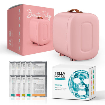 10 Peel-Off Hydro Jelly Masks with Mini Beauty Fridge Beauty Fridge - Jelly Mask Bruun By Avery