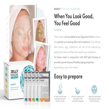 LED Mask Pro + Jelly Mask 10 Treatments face care kit LED Mask + Jelly Mask Avery Rose Beauty