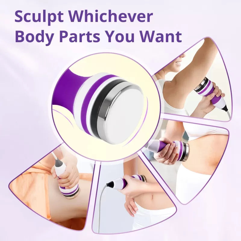 BRÜUN 5 in 1 Ultrasonic Cavitation Machine Body Sculpting Skin Tightening Equipment for Home Care Bruun Beauty