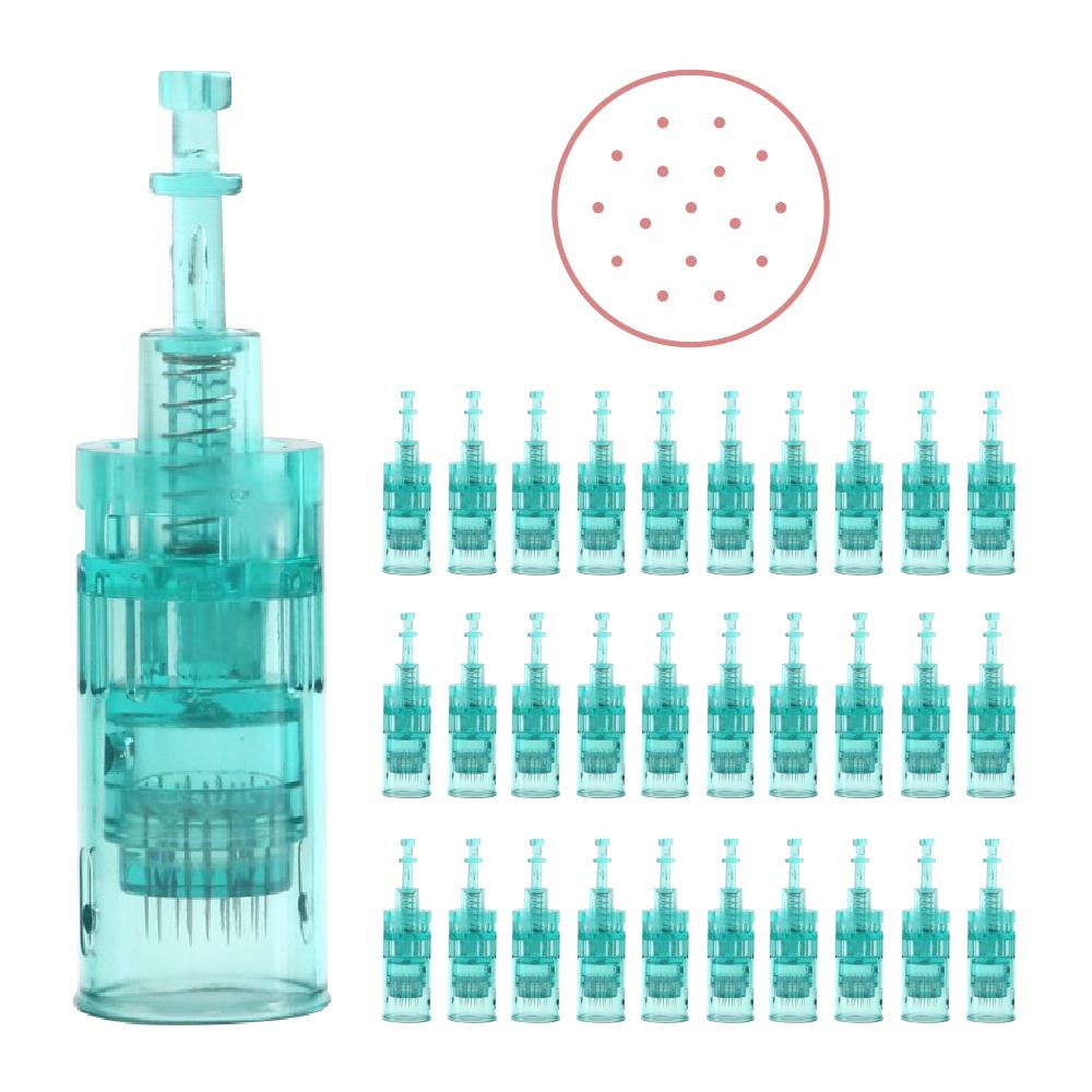 Dr. Pen Needle Replacement Cartridges Pack of 30 Pcs (30 X 16 Pins) - Compatible with Dr pen A6s Ultima SH-A6s- 16 Pins Cartridges Avery Rose Beauty