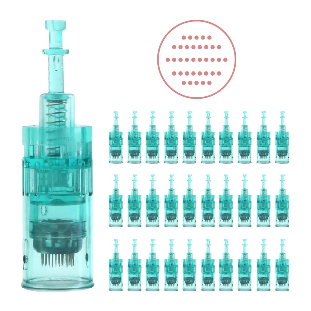 Dr. Pen Needle Replacement Cartridges Pack of 30 Pcs (30 X 36 Pins) - Compatible with Dr pen A6s Ultima SH-A6s-36 Pins Cartridges Avery Rose Beauty