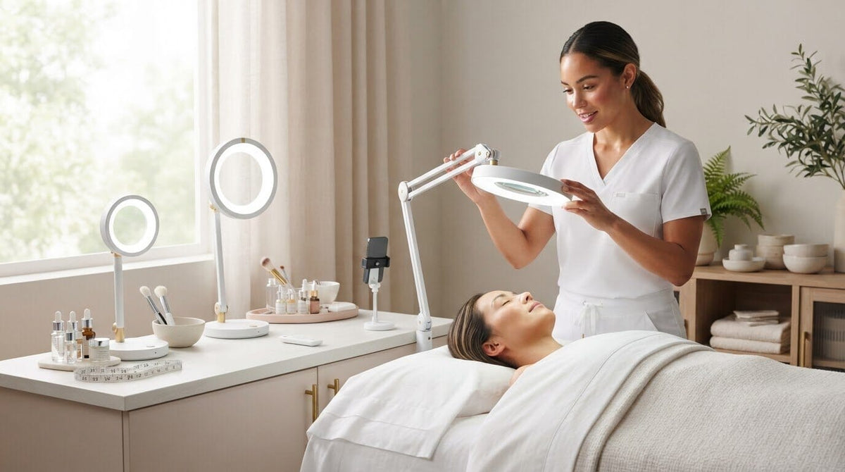 How to Choose Professional Esthetician Lighting: A Moon Lash Light Buying Guide