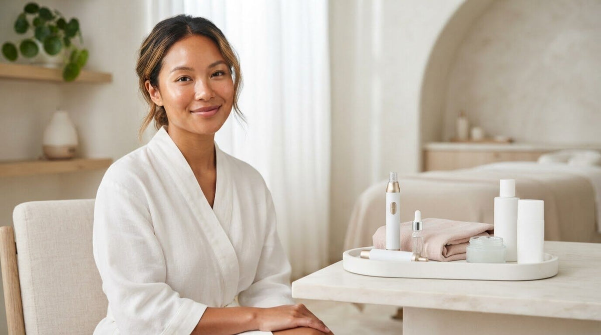 Post-microneedling skincare routine for masks, makeup, and recovery