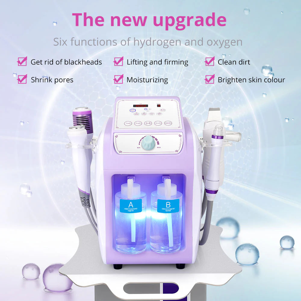 Peneelily Dermabrasion Facial Deep Cleaning Skin Rejuvenation Blackhead Removal Skin Scrubber Acne Removal Machine Home & Beauty Salons Use Bruun Beauty 
