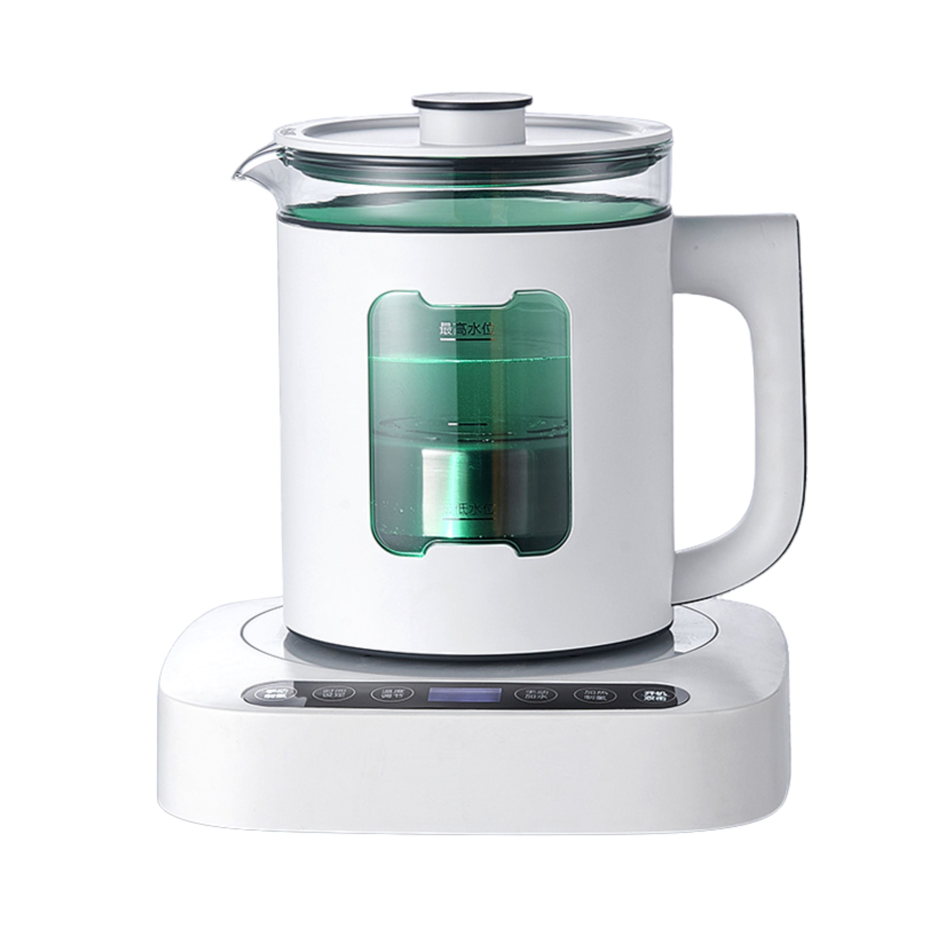 BRÜUN Automatic Hydrogenator Water Bottle – A 1 Liter Upgraded White 1600PPB SPE & PEM Technology with Constant Water Temperature Hydrogen Ionizer Big Pitcher Bruun Beauty 