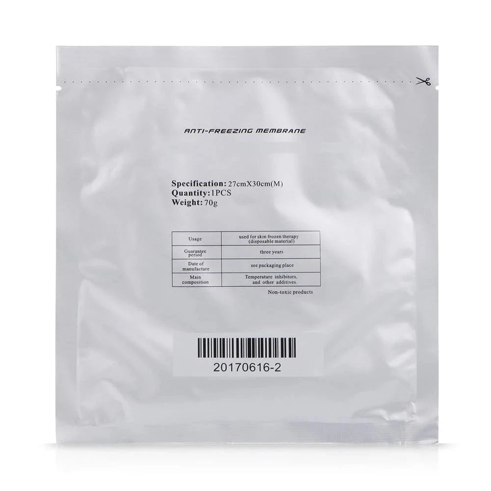 BRÜUN 10 Pcs Antifreeze Membranes (30cm x 27cm) for Body Fat Freezing Treatments Bruun Beauty 
