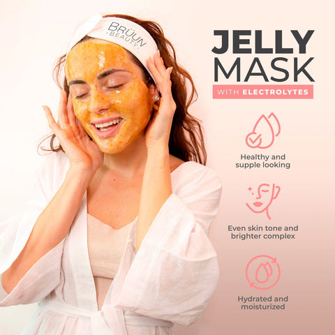 Bundle 3 Jelly Mask Kit 30 pcs Rubber Face Mask Peel-Off Hydro Facial Mask Jelly Kit Bruun Beauty 