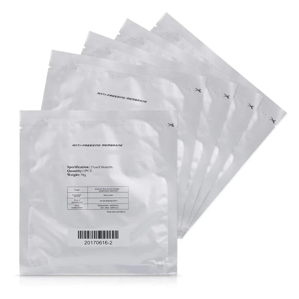 BRÜUN 10 Pcs Antifreeze Membranes (30cm x 27cm) for Body Fat Freezing Treatments Bruun Beauty 