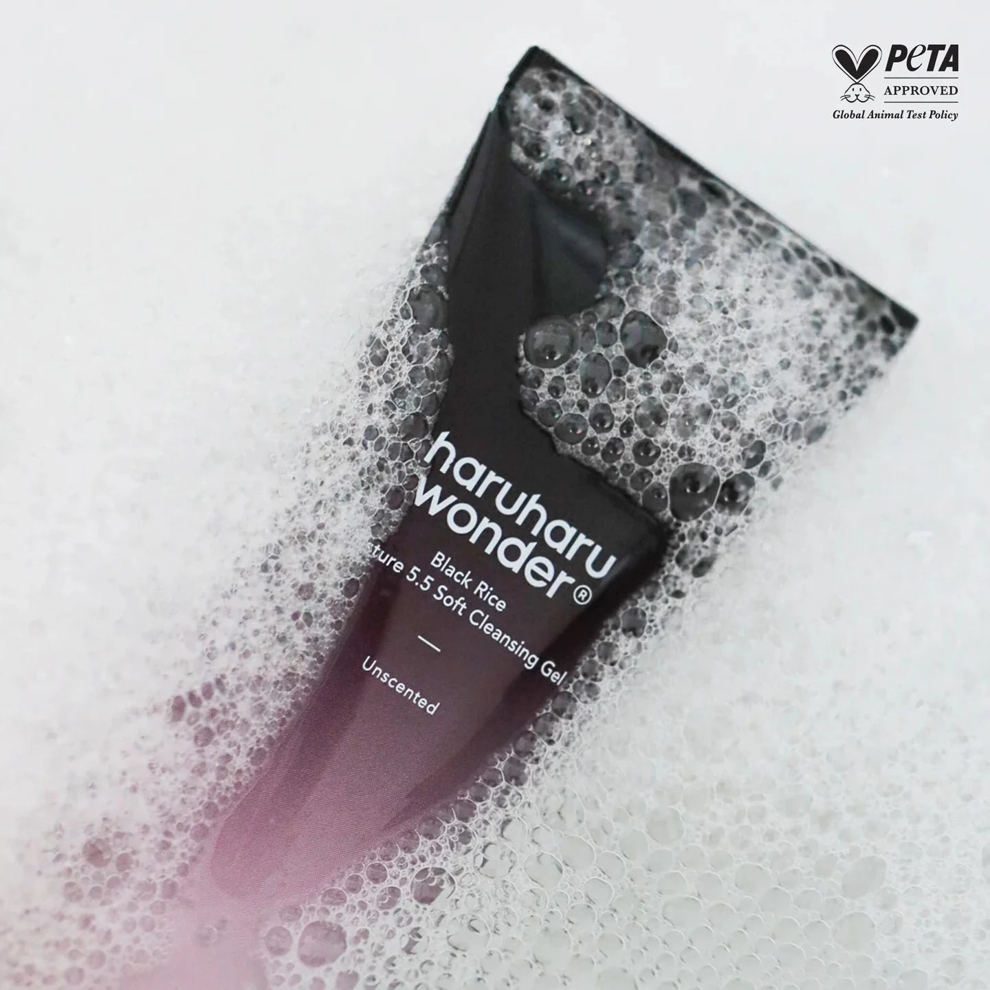 Haru Haru Wonder Black Rice Moisture 5.5 Soft Cleansing Gel 100ml Fermented Black Rice Face Wash Foam Cleanser Gel Haru Haru Wonder 