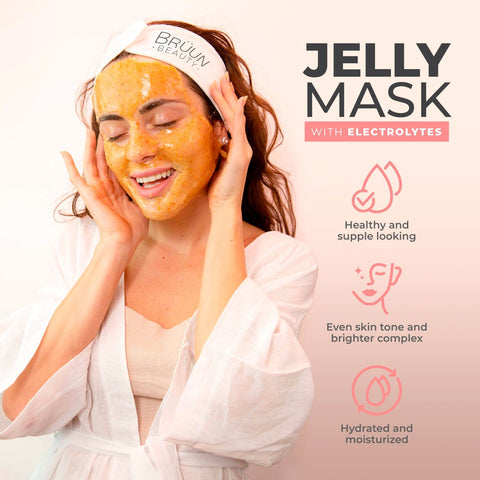 Red Gold Lactic AC AHA Jelly Mask Jar Face Care Rubber Mask SH-Red Gold Lactic AC Jar Bruun Beauty 