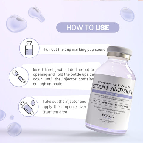 Acne Control (AC) Clear and Pure Vita Plus Ampoule Serum SH= AC Control Serum Bruun Beauty 