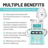 BRÜUN Oxygen Machine 7 in 1 Hydra Dermabrasion Face Care Hydrogen-Oxygen Device Small Bubbles Aqua Peeling for Skin Moisturizing for Spa and Beauty Salon SH-Hydrogen Oxygen Facial Machine Bruun Beauty 