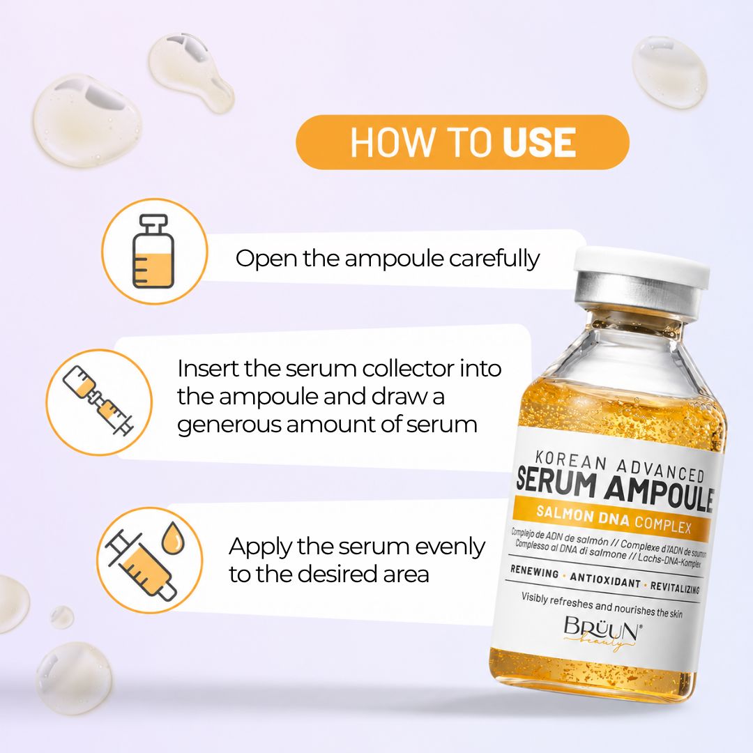 Advanced Microneedling Serum SD - Control Salmon DNA Ampoule Serum SH= SD Control Serum Bruun Beauty 