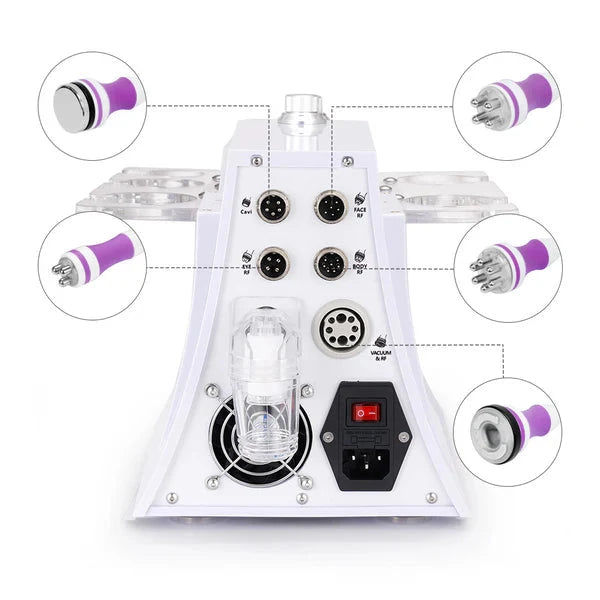 BRÜUN 40K 5-in-1 Ultrasonic Cavitation Vacuum R-F Body Slimming Skin Lifting Machine Bruun Beauty 