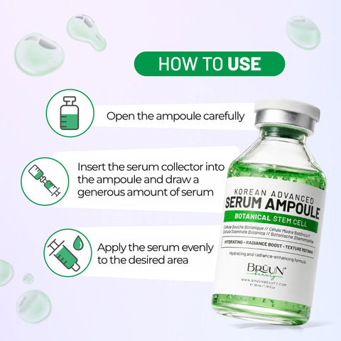 Advanced Microneedling Serum SC - Control Botanical Stem Cell Ampoule Serum SH= SC Control Serum Bruun Beauty 