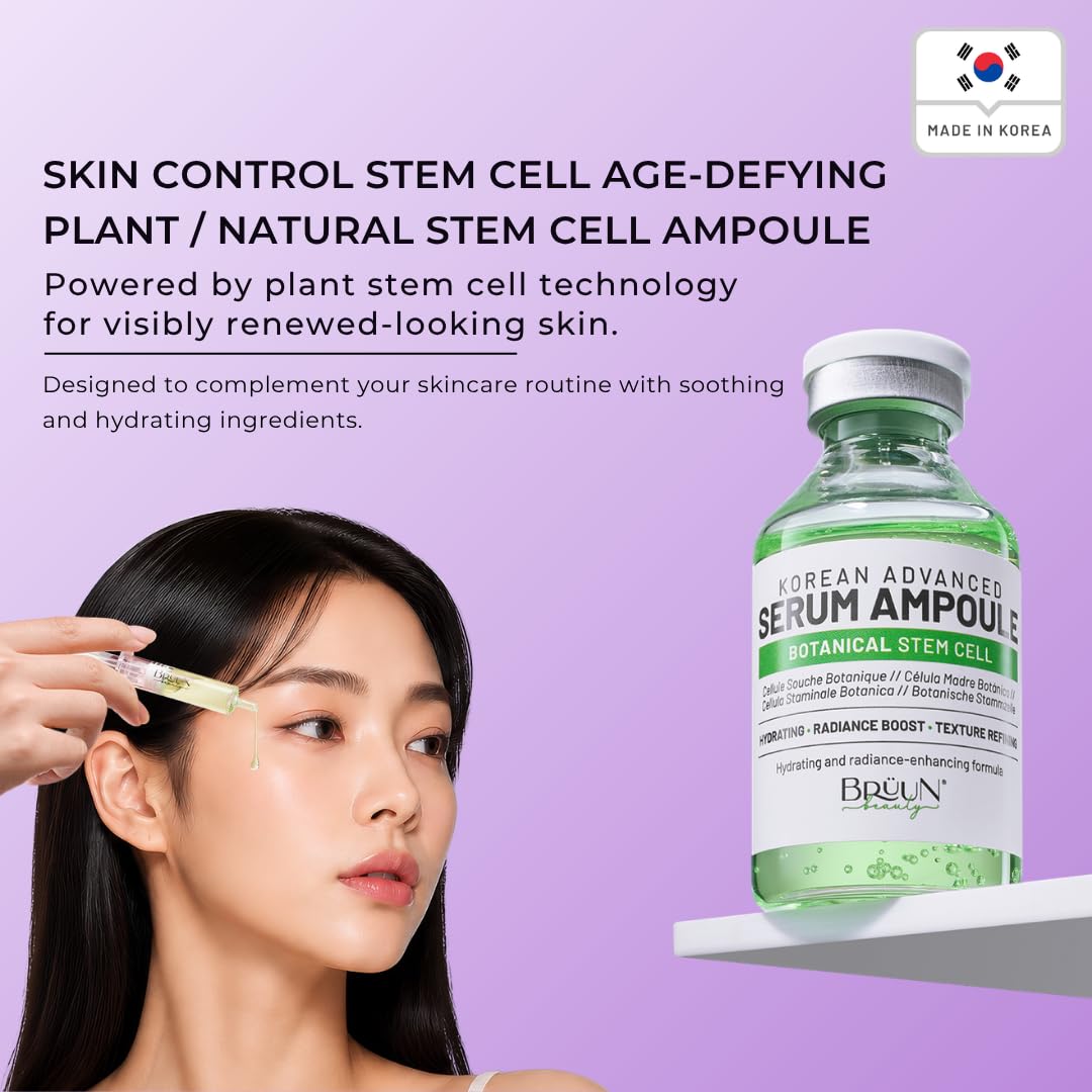 BRÜUN Advance Microneedling Korean Serum - 4 Serum Kit Including (AC + SC + SD + HY Control Serums)