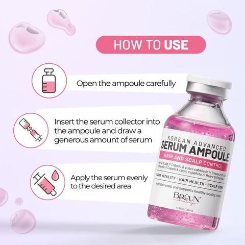 HS Microneedling Serum - Control Hair and Scalp Ampoule SH= HS Control Serum Bruun Beauty 