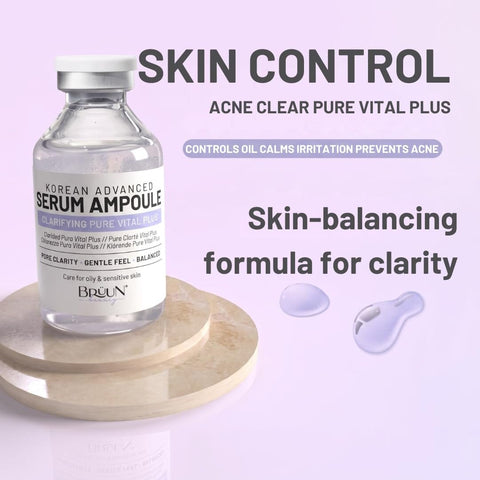 Acne Control (AC) Clear and Pure Vita Plus Microneedling Ampoule Serum SH= AC Control Serum Bruun Beauty 