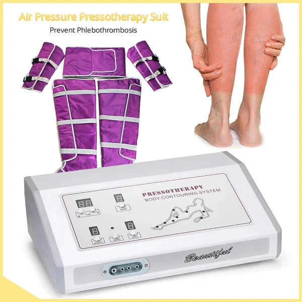 BRÜUN Pressotherapy Air Pressure Slimming Body Detox & Lymphatic Drainage Machine Bruun Beauty 