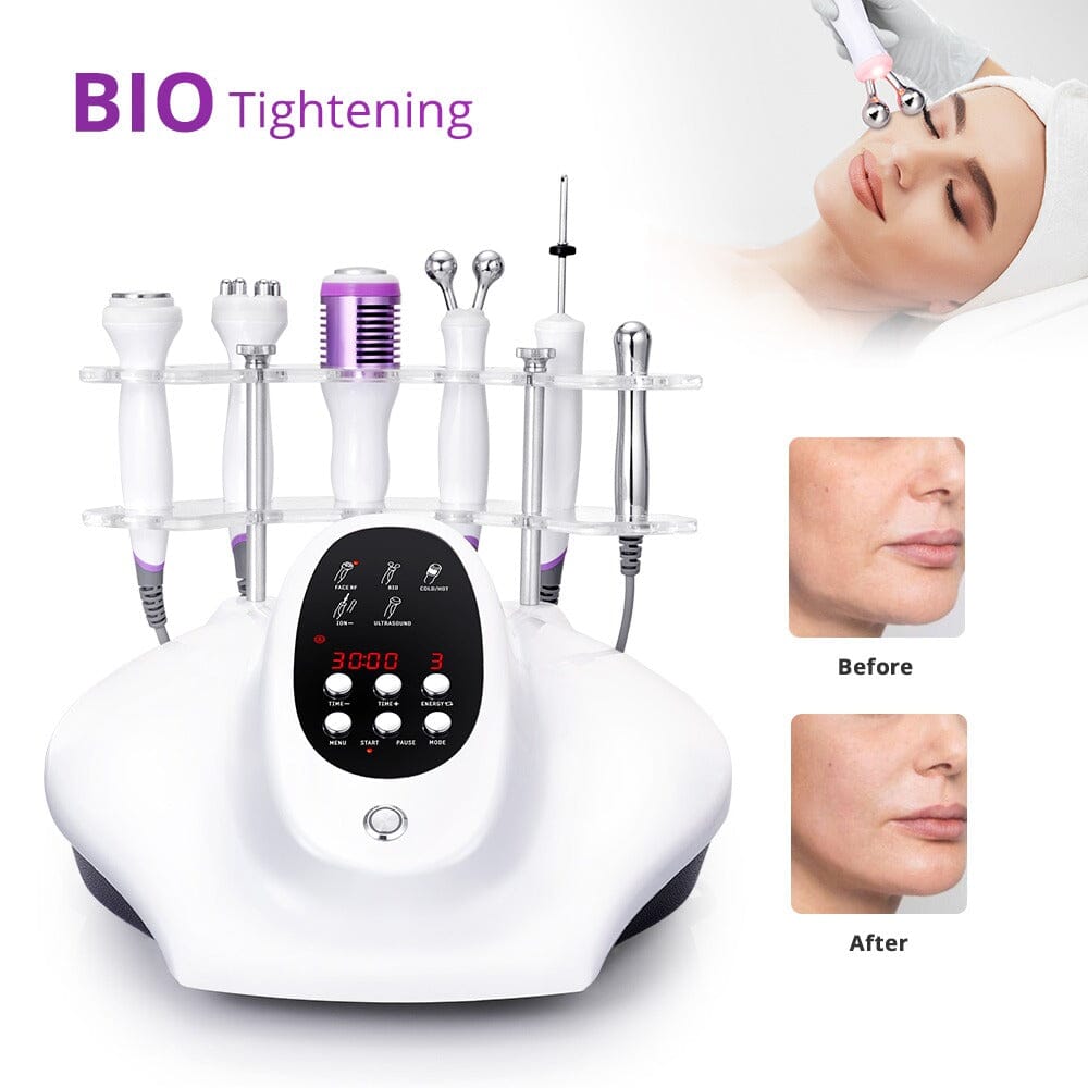 BRUUN 5 in 1 Ultrasonic R-F Skin Tightening Facial Beauty Machine Bruun Beauty 