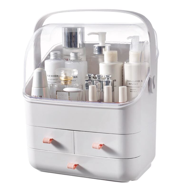 "30% Discount on Open Box" Skin Care Cosmetic Storage Bin Makeup Box Bruun Beauty Rose 