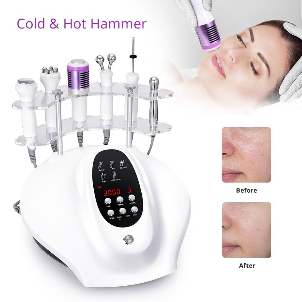 BRUUN 5 in 1 Ultrasonic R-F Skin Tightening Facial Beauty Machine Bruun Beauty 