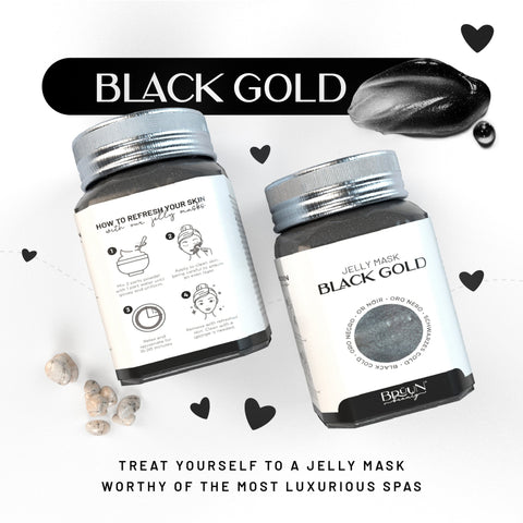 Black Gold Salicylic AC BHA Jelly Mask Jar Face Care Rubber Mask SH-Black Gold Salicylic AC Jar Bruun Beauty 