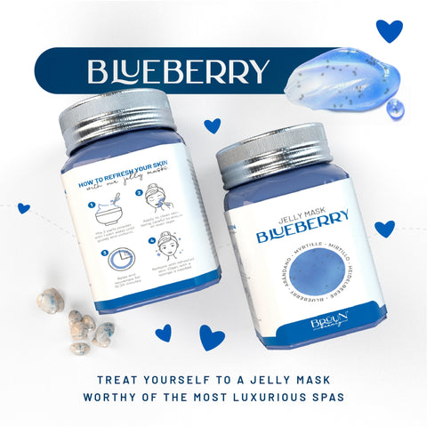 Blueberry Burst Jelly Mask Jar Face Care Rubber Mask SH-Blueberry Jar Bruun Beauty 