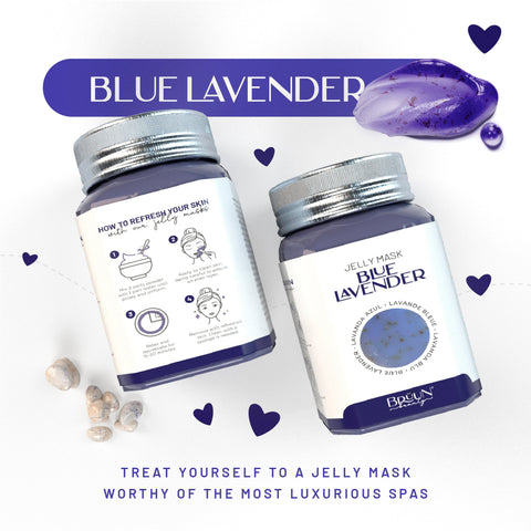 Blue Lavender Jelly Mask Jar Face Care Rubber Mask SH-Blue Lavender Jar Bruun Beauty 